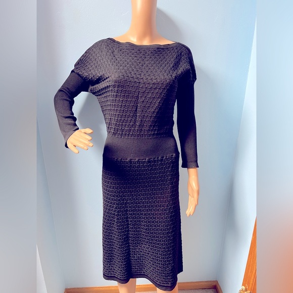Missoni Dresses & Skirts - Missoni Black Wool Textured Dress size 10
